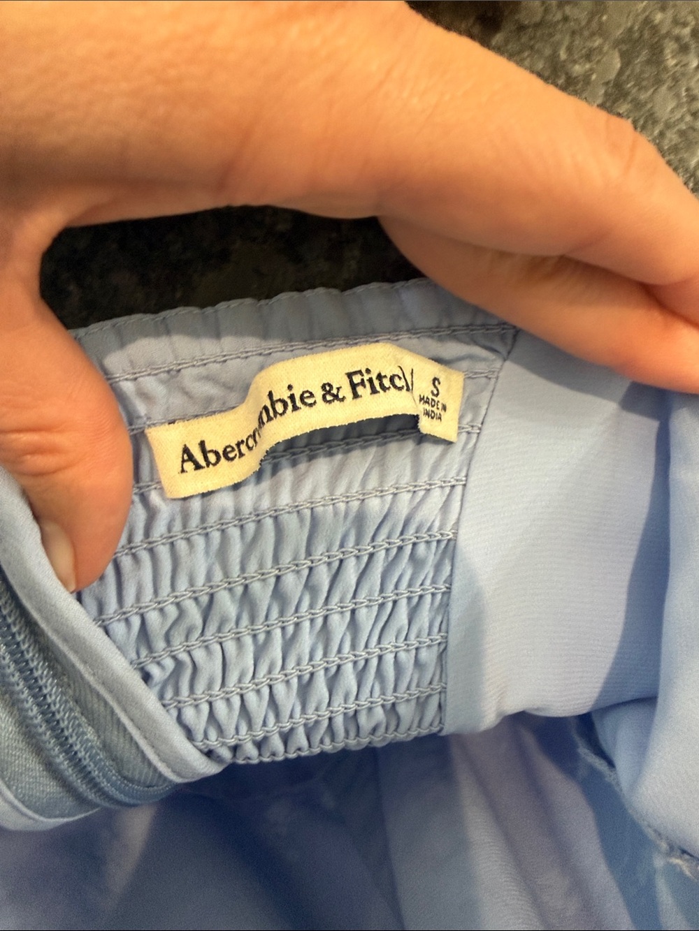 Abercrombie & Fitch Light Blue Floral Midi Slip Dress - Picture 3 of 3